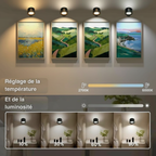 Forma Halo™ - Lampe Murale Halo Design (Blanc Chaud & Froid)